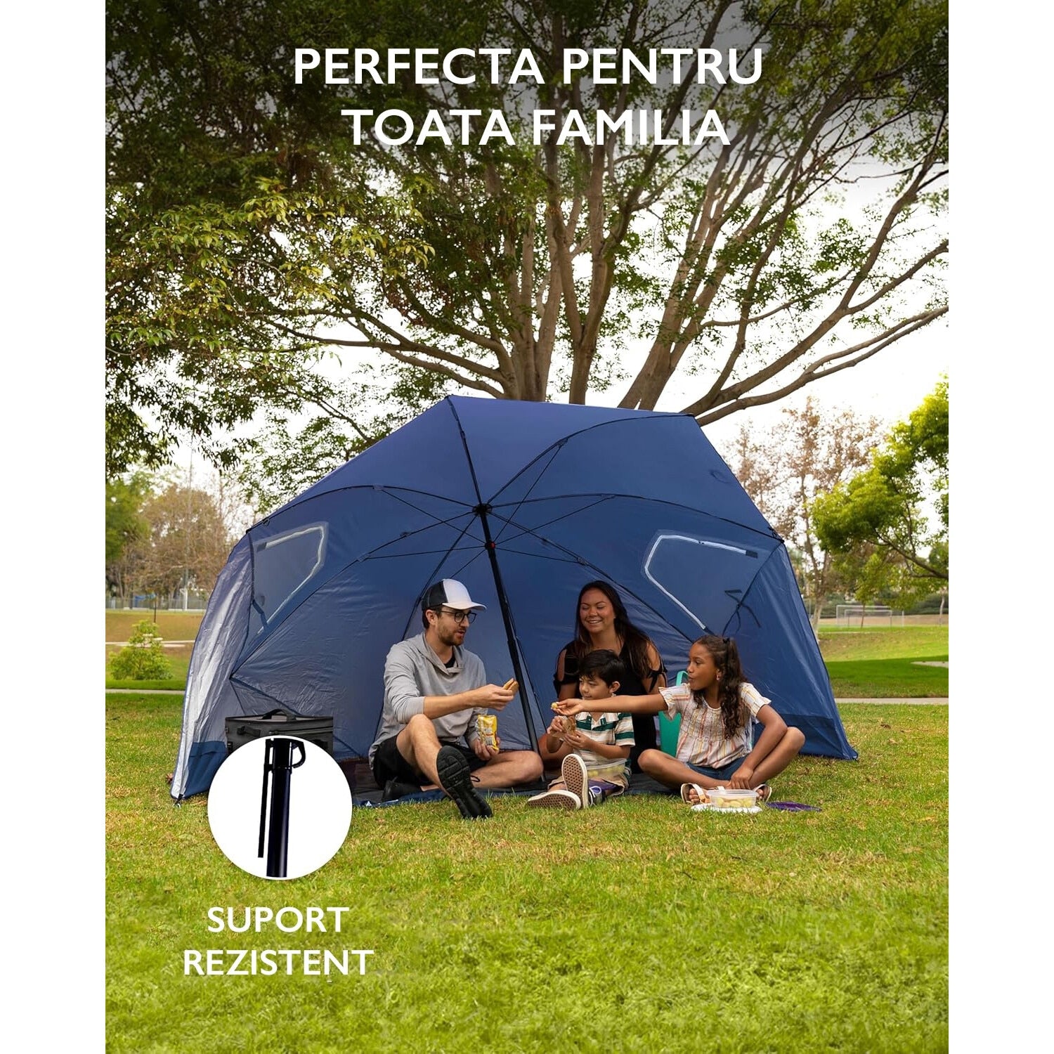 Umbrela de Plaja Freezy Air SunShield Umbrela de Plaja Freezy Air SunShield